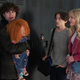 Jake, Chucky, Junior, and Lexy have an intense locker-side meeting.